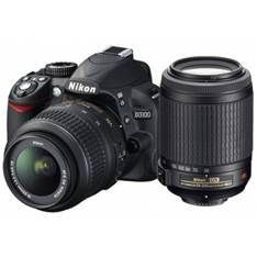 Camara Digital Reflex Nikon D3100 14mp Afs Dx 18-55gii  Afs Dx55-200f Vr